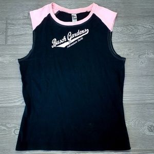 Bush Gardens women's sleeveless shirt size L